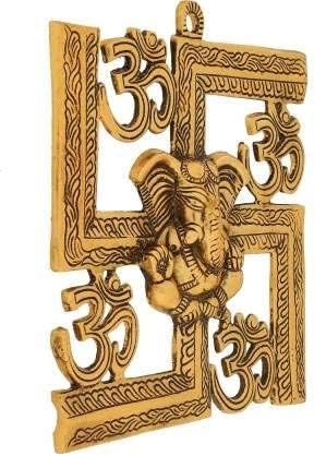 Ganesha/Ganpati On Om Swastik Symbol