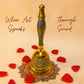 Handcrafted Brass Pooja Bell with Meenakari Work – Traditional Ghanti for Mandir