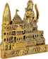 Ram Temple Architecture Wall Hanging Sculpture – Exquisite Handcrafted Design - Vanika Store