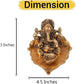 Ganesh Idol with Leaf Diya 