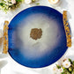 Handcrafted Resin Geode Serving Tray – Luxury Epoxy Home Décor