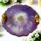 Handcrafted Resin Geode Serving Tray – Luxury Epoxy Home Décor