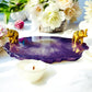 Handcrafted Resin Geode Serving Tray – Luxury Epoxy Home Décor