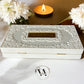 Gold-Plated Sacred Blessings Box | Peace, Love & Faith Keepsake | Religious Home Décor Gift Set