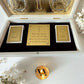 Gold-Plated Sacred Blessings Box | Peace, Love & Faith Keepsake | Religious Home Décor Gift Set