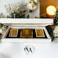 Gold-Plated Sacred Blessings Box | Peace, Love & Faith Keepsake | Religious Home Décor Gift Set