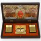 Sai Baba Charan Paduka 24K Gold & Silver Plated Gift Set - Vanika Store