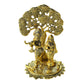 Radha Krishna Idol Under Tree – Antique Gold Finish Decorative Showpiece - Vanika Store