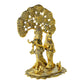 Radha Krishna Idol Under Tree – Antique Gold Finish Decorative Showpiece - Vanika Store