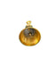 Brass Pooja Bell with Decorative Loop Handle & Crystal Accent – Spiritual Aarti Ghanti for Home Temple - Vanika Store