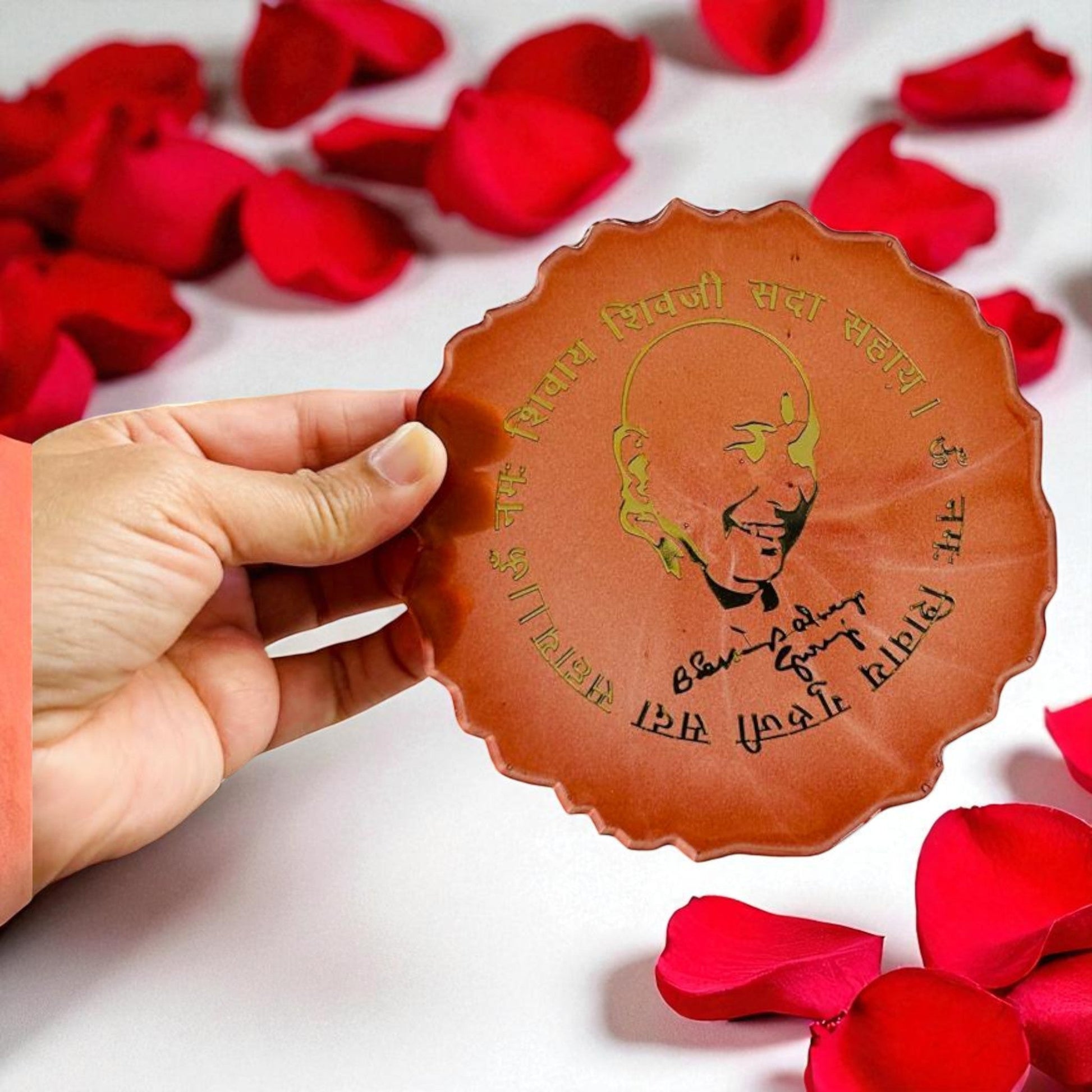 Handmade Resin Coasters – Guru Nanak Dev Ji & Shukrana Guru Ji Design Vanika Creations