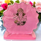 Handmade Resin Table Top Home Decor with Car Dashboard Charm – Spiritual Gift Set (Ganesh, Lakshmi, Om, Shubh Labh, Sikh Ik Onkar, Krishna)