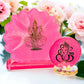 Handmade Resin Table Top Home Decor with Car Dashboard Charm – Spiritual Gift Set (Ganesh, Lakshmi, Om, Shubh Labh, Sikh Ik Onkar, Krishna)