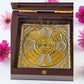 Jain Gift Tirthankar Yantra Pocket Temple – 24K Gold & Silver Plated - Vanika Store