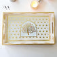 Wooden Serving Tray Set of 3 – Tree of Life Design | Decorative Nesting Trays | Tea, Coffee, Kitchen & Home Décor | Festival & Gift Vanika Creations