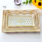 Wooden Serving Tray Set of 3 – Tree of Life Design | Decorative Nesting Trays | Tea, Coffee, Kitchen & Home Décor | Festival & Gift Vanika Creations
