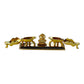 Lakshmi Haldi Kumkum Holder with Elephants – Gold-Plated Decorative Storage Box for Pooja & Gifting - Vanika Store